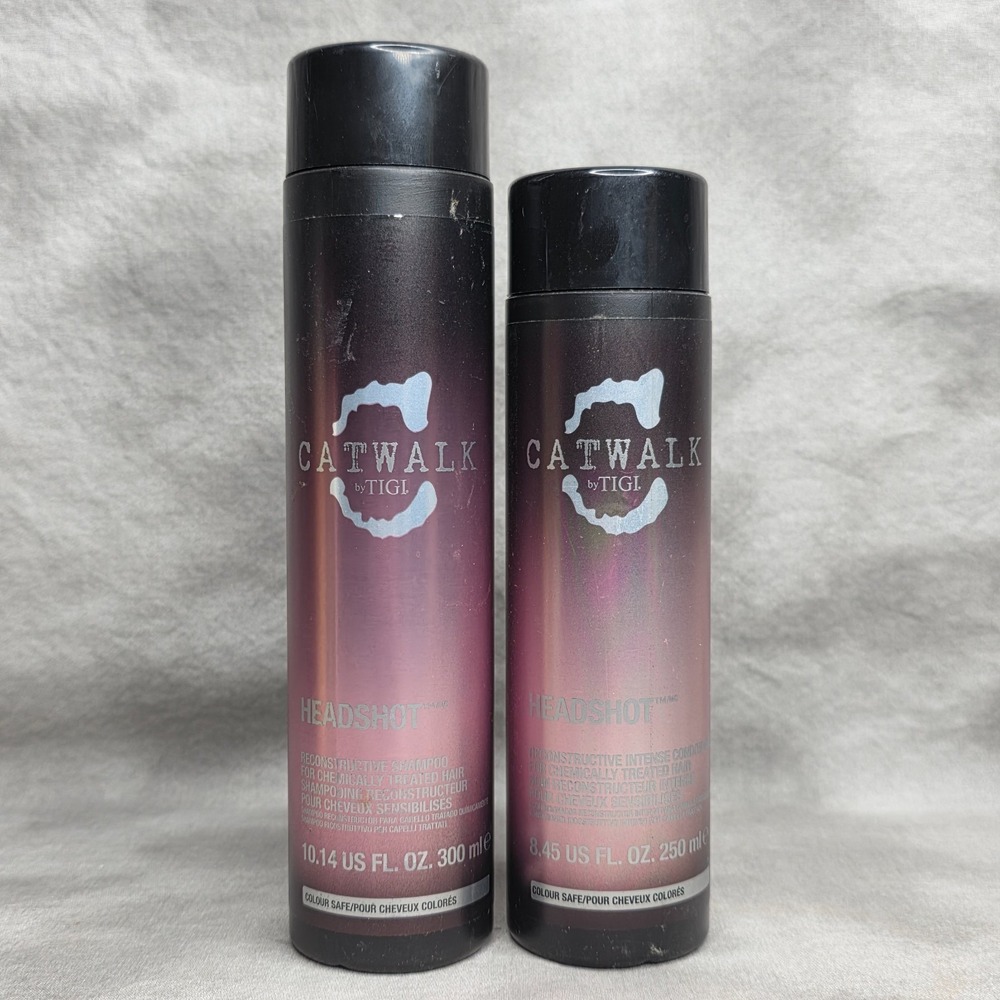 Tigi Catwalk Headshot Reconstructive Shampoo & Conditioner 10.14-8.45 oz Duo